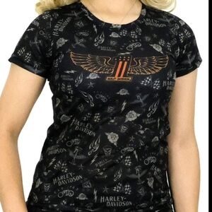 Harley-Davidson Black Graphic T-Shirt